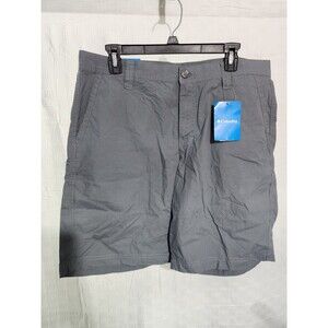 Columbia Shorts Men's 34x10 Modern Classic Washed Out Light Gray Chino